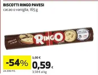 Coop Pavesi Ringo Cacao 165 G(ml) offerta