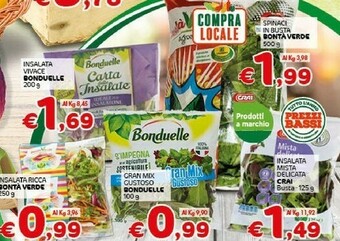 Crai Bonduelle Insalata offerta