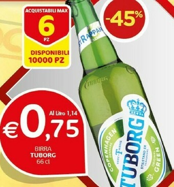 Crai Tuborg Birra offerta