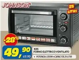 Risparmio Casa Johnson - x25 forno elettrico ventilato offerta