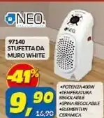 Risparmio Casa Neo 97140 stufetta da muro white offerta