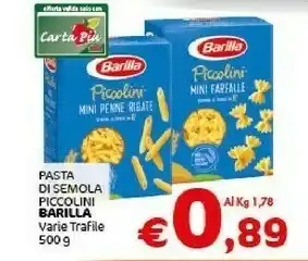 Crai Barilla Pasta offerta