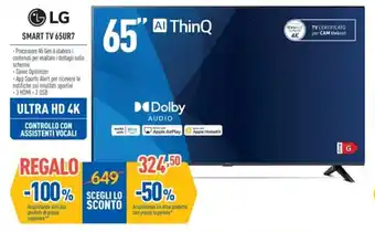 LG SMART TV 65UR7