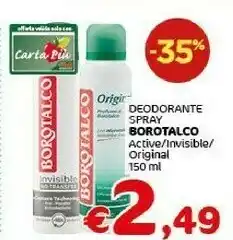 Crai Borotalco Deodorante offerta
