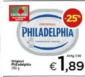 Crai Mondelez - Philadelphia Classico Formaggio Fresco offerta