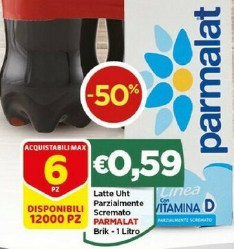 Crai Parmalat Latte parzialmente scremato offerta