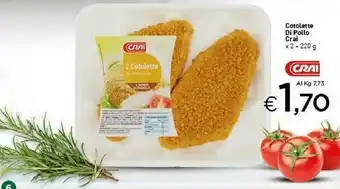 Crai Crai Cotolette Di Pollo offerta