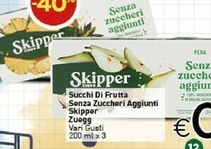 Crai Zuegg Succhi Di Frutta Skipper offerta