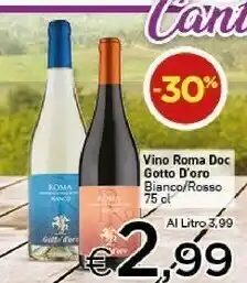 Crai Gotto D'oro Vino Roma Dic offerta