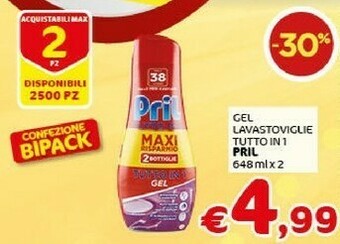 Crai Pril Detersivo lavastoviglie offerta