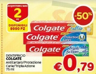 Crai Colgate Dentifricio offerta