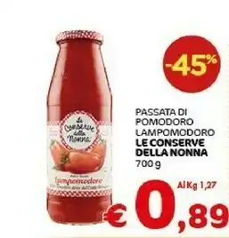 Crai Le Conserve della Nonna Passata di pomodoro offerta