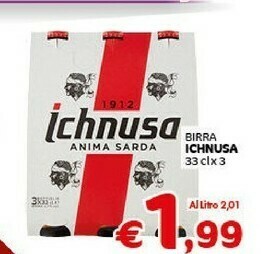Crai Ichnusa Birra offerta
