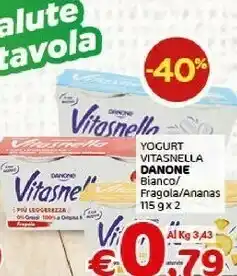 Crai Vitasnella Yogurt offerta