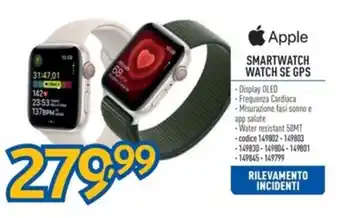 FreeShop Apple SMARTWATCH WATCH SE GPS offerta