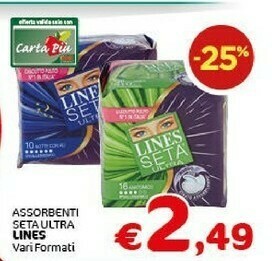 Crai Lines Assorbenti lines offerta