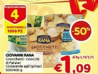 Crai Rana Gnocchi di patate offerta