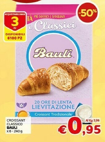 Crai Bauli Croissant offerta