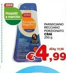 Crai Parmigiano reggiano Parmigiano offerta