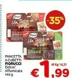 Crai Fiorucci Pancetta offerta