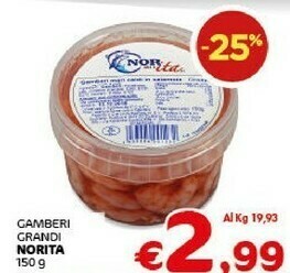 Crai Norita Gamberi offerta