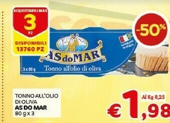 Crai Tonno offerta