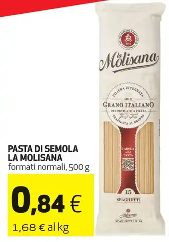 Coop PASTA DI SEMOLA LA MOLISANA formati normali, 500 g offerta