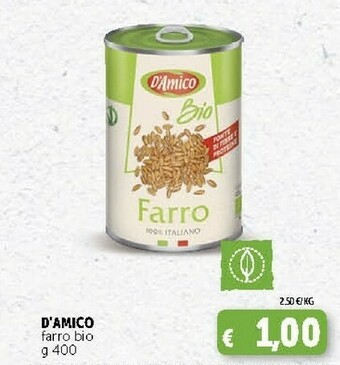 Deco Supermercati D'amico Farro Bio offerta