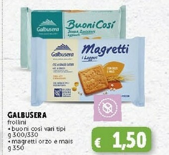 Deco Supermercati Galbusera Frollini Buoni Cosi offerta
