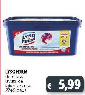 Deco Supermercati Lysoform Detersivo Lavatrice Igienizzante offerta