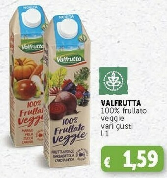 Deco Supermercati Valfrutta 100% Frullato Veggie offerta