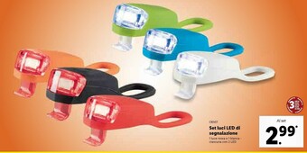 Crivit Set Luci Led Di Segnalazione