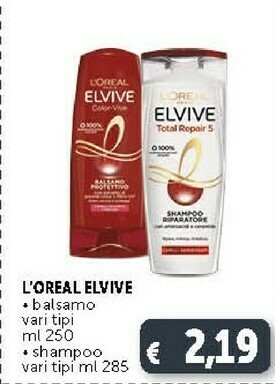 Deco Supermercati L'Oreal Elvive Balsamo offerta