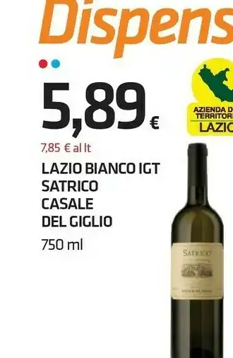 Superconti Giglio Vino bianco offerta