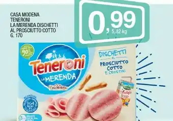 Sigma Casa Modena Teneroni La Merenda Dischetti Al Prosciutto Cotto offerta