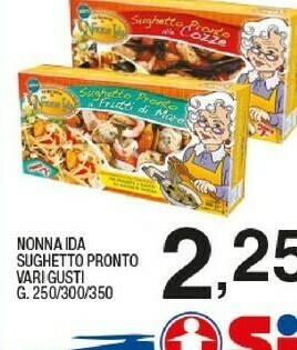 Sigma Nonna ida Sughetto Pronto Ai Frutti Di Mare 300 G(ml) offerta