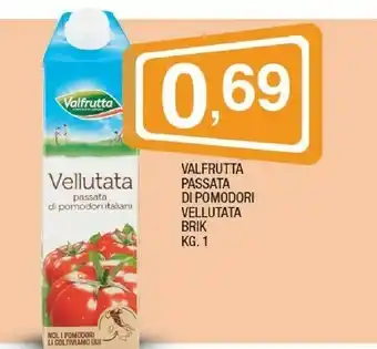 Sigma Valfrutta Passata Di Pomodori Vellutata offerta