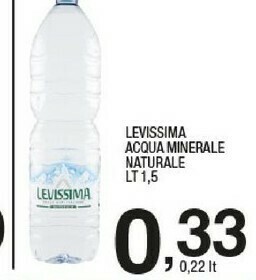 Sigma Levissima Acqua Minerale Naturale offerta