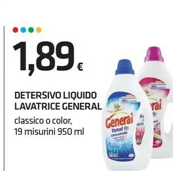 Superconti General Detersivo lavatrice offerta