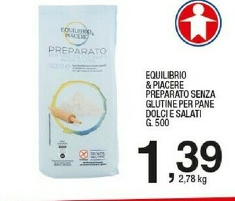 Sigma Equilibrio & Piacere Preparato Senza Glutine Per Pane Dolci E Salati offerta