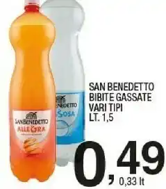 Sigma San Benedetto San Benedetto - Gusto Gassosa 1500 g(ml) offerta