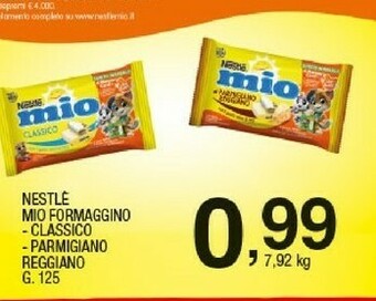 Sigma Nestlè Nestlé - Formaggino Mio Classico 125 G(ml) offerta