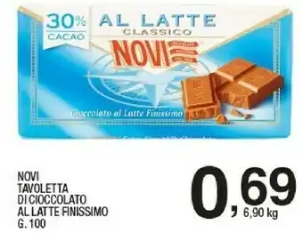 Sigma Novi Tavoletta Di Cioccolato Al Latte Finissimo offerta