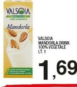 Sigma Valsoia Base Mandorla Nocciola 100% Vegetale offerta
