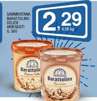 Sigma Sammontana Barattolino Delizie Stracciatella 500 G(ml) offerta