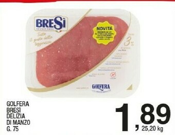 Golfera Bresi Delizia Di Manzo 75 G(ml)