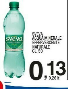 Sigma Sveva Acqua Minerale Effervescente Naturale offerta
