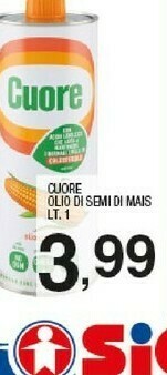 Sigma Cuore Olio Di Semi Di Mais offerta