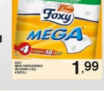 Sigma Foxy Mega Carta Igienica Decorata 2 Veli offerta