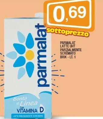 Sigma Parmalat Latte Parzialmente Scremato UHT 1000 G(ml) offerta
